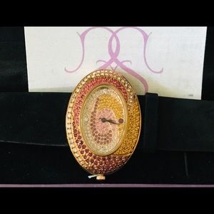 Suzanne somers multicolored stone watch